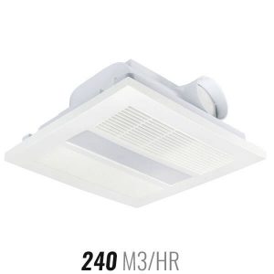 Brilliant Solace 4-in-1 Exhaust Fan White - Image 1