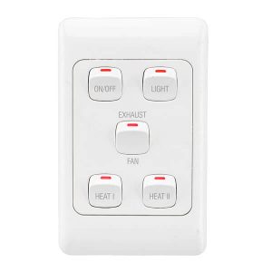 Brilliant Solace 4-in-1 Exhaust Fan White - Image 3