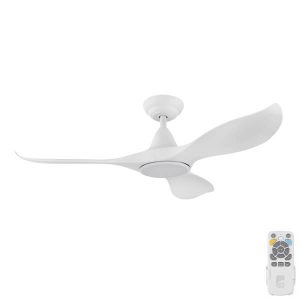 Noosa DC CCT LED Ceiling Fan With Remote - White 46"