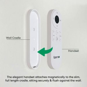 : Fanco Horizon SMART High Airflow DC Ceiling Fan with Remote - White 64"