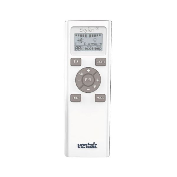 Ventair Skyfan DC Ceiling Fan with CCT LED Light (SMART) - White 48"