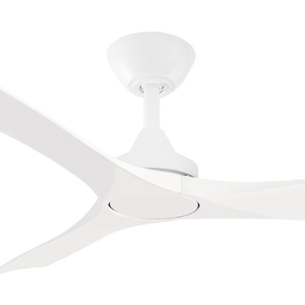 Three Sixty Spitfire DC Ceiling Fan - White 52"