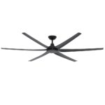 Domus Glide DC Ceiling Fan - Black 80"